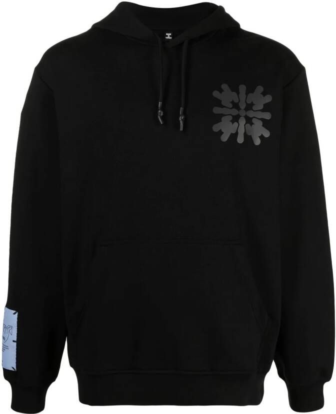 MCQ Katoenen hoodie Zwart