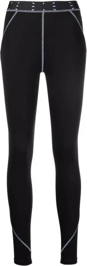 MCQ Legging met contrasterend stiksel Zwart