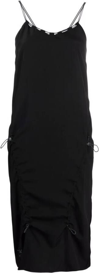 MCQ Midi-jurk met trekkoord Zwart