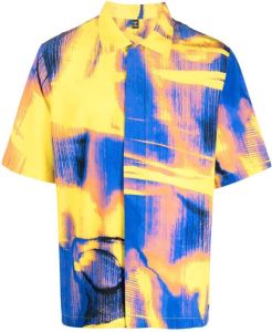 MCQ Overhemd met patroon Blauw