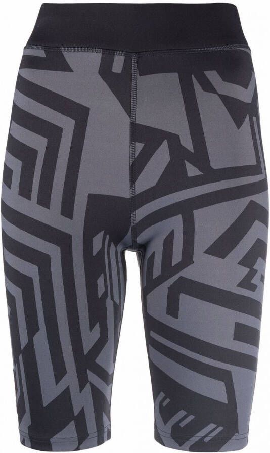 MCQ Shorts met abstracte print Zwart