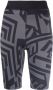 MCQ Shorts met abstracte print Zwart - Thumbnail 1