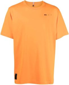 MCQ T-shirt met geborduurd logo Oranje