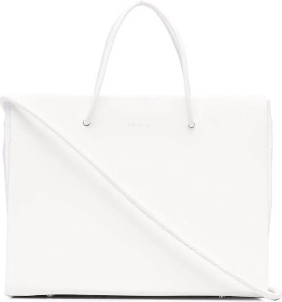 Medea Vierkante shopper Wit