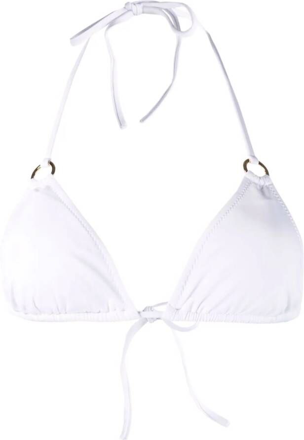 Melissa Odabash Bikinitop met halternek Wit