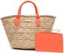 Melissa Odabash Corsica leren shopper Beige - Thumbnail 1