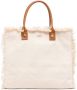 Melissa Odabash Ferrat shopper met franje Beige - Thumbnail 1