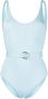 Melissa Odabash St Tropez geribbeld badpak Blauw - Thumbnail 1