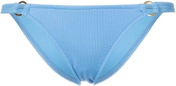 Melissa Odabash Geribbelde bikinislip Blauw