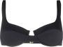 Melissa Odabash Geribbelde bikinitop Zwart - Thumbnail 1
