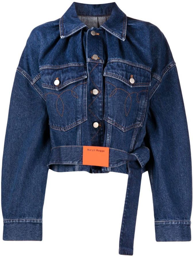 MERYLL ROGGE Denim jack Blauw