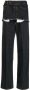 MERYLL ROGGE Gerafelde jeans Zwart - Thumbnail 1