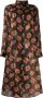 Mes Demoiselles Jurk met bloemenprint Zwart - Thumbnail 1