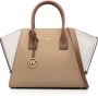 Michael Kors Jet Set crossbodytas met monogramprint Bruin - Thumbnail 6