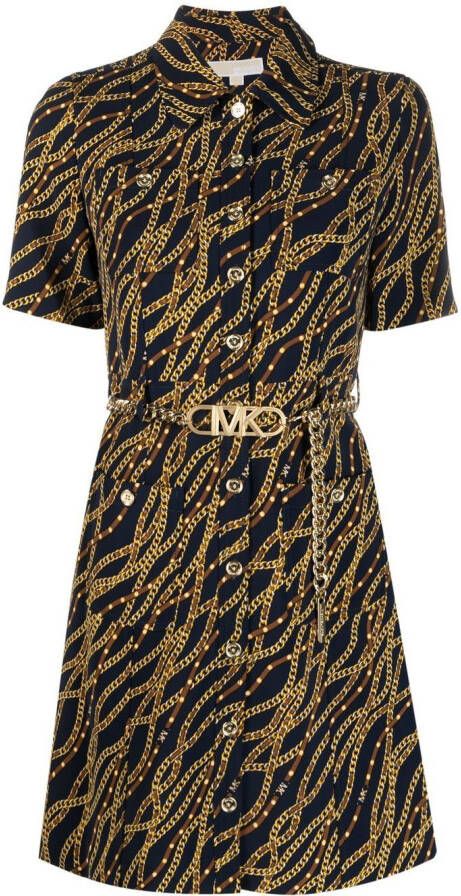 Michael Kors Maeve crossbodytas met monogram Bruin