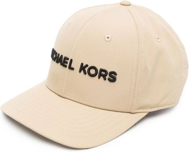 Michael Kors Pet met geborduurd logo Beige