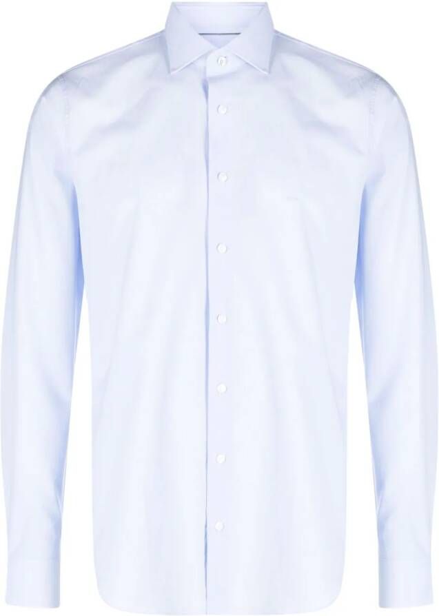 Michael Kors Collection Katoenen overhemd Blauw
