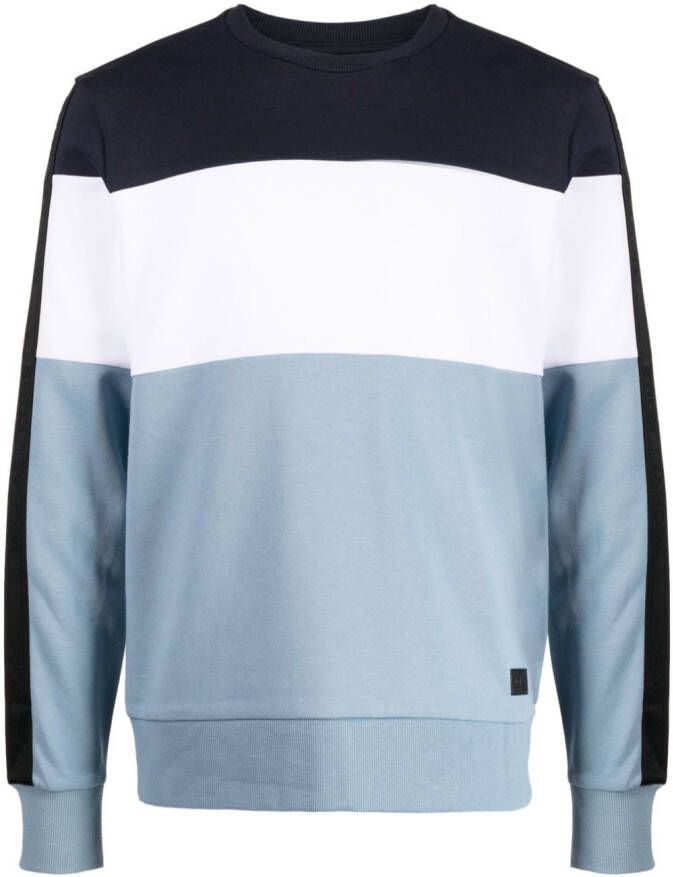 Michael Kors Sweater met colourblocking Blauw