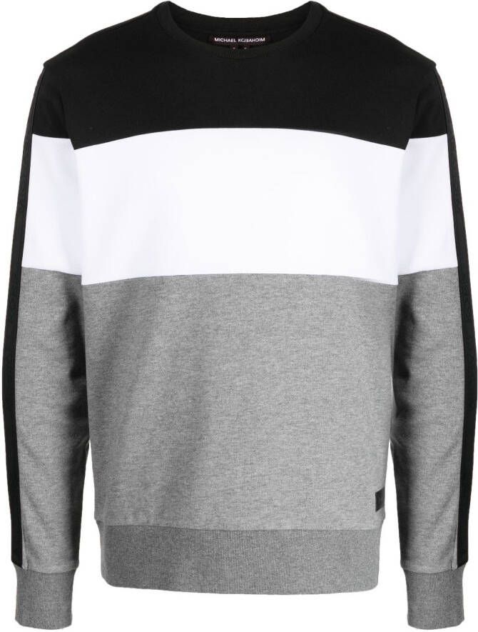 Michael Kors Sweater met colourblocking Grijs
