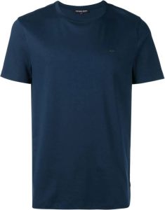 Michael Kors effen T-shirt Blauw