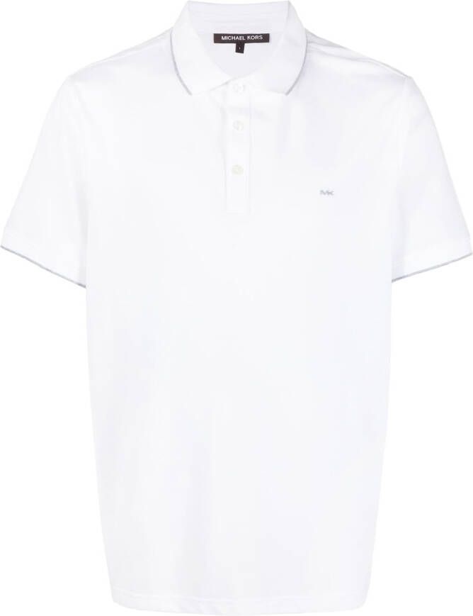 Michael Kors Poloshirt met geborduurd logo Wit