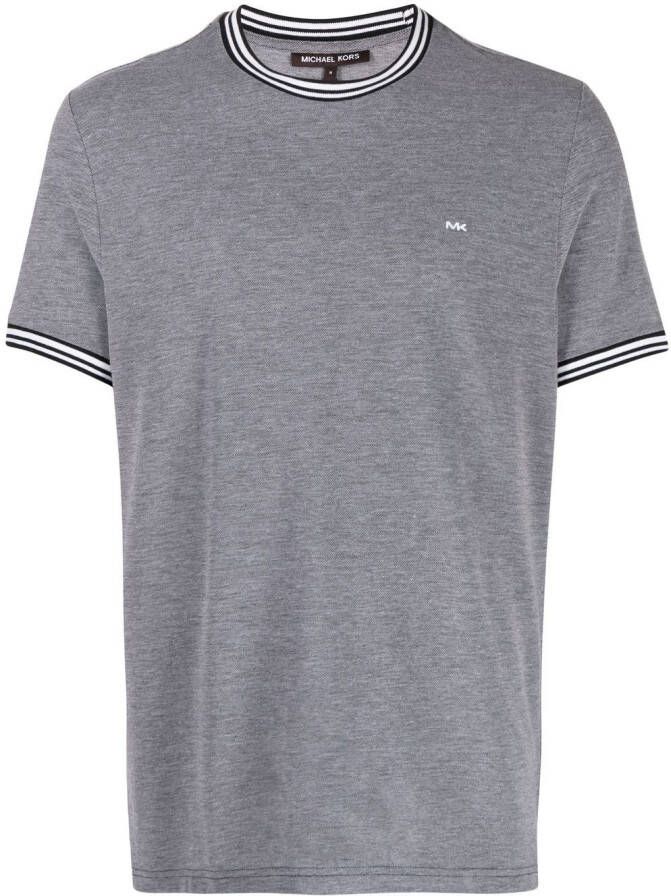 Michael Kors T-shirt met geborduurd logo Grijs