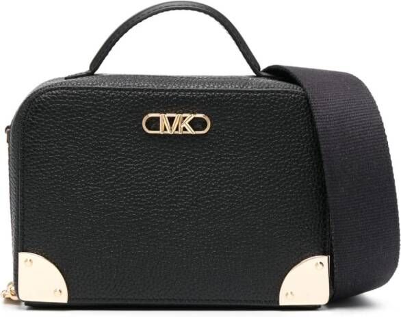 Michael Kors Estelle leren shopper Zwart