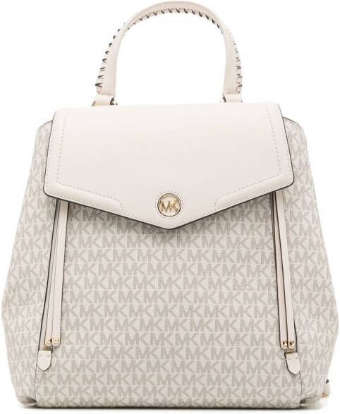 Michael Kors Jet Set portemonnee met monogramprint Bruin