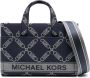 Michael Kors Shopper met jacquard Blauw - Thumbnail 1