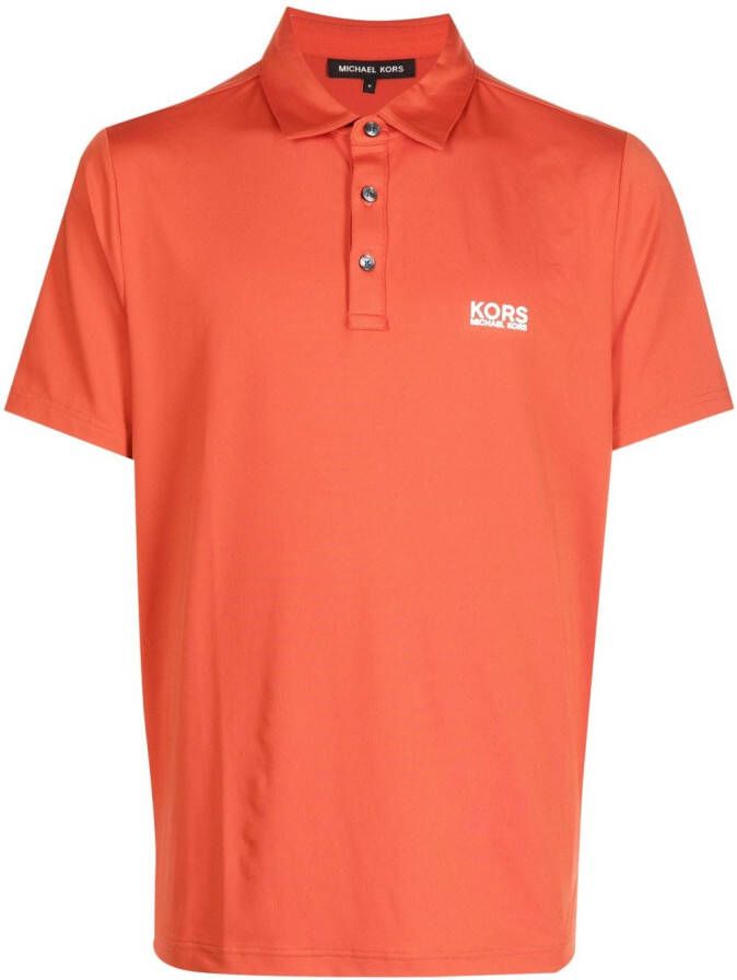 Michael Kors Poloshirt met logoprint Oranje