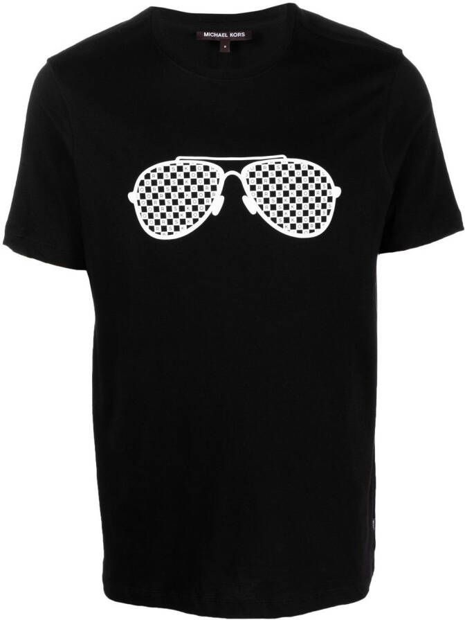 Michael Kors T-shirt met print Zwart