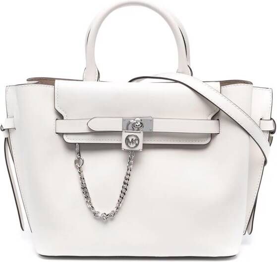 Michael Kors Hamilton Legacy boekentas met ceintuur Beige