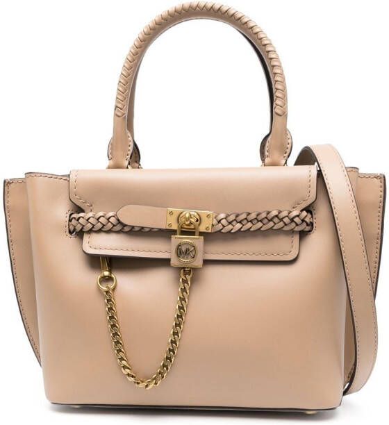 Michael Kors Hamilton Legacy leren shopper Bruin