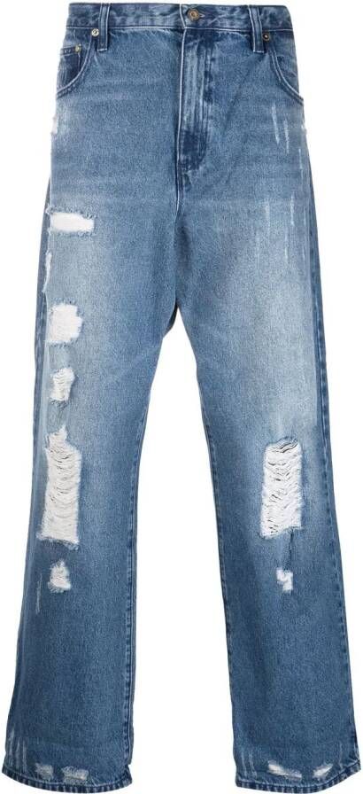 Michael Kors Jeans met wijde pijpen Blauw