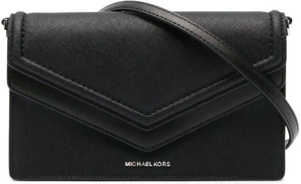 Michael Kors medium Greenwich leather shoulder bag Beige