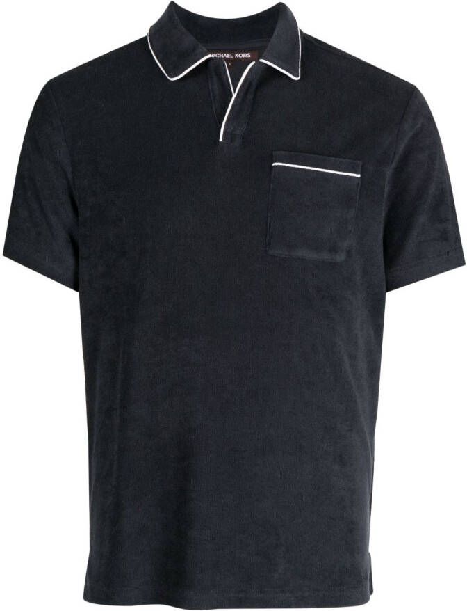 Michael Kors Poloshirt van badstof Blauw