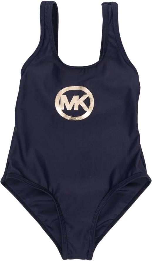 Michael Kors Kids Badpak met logoprint Blauw