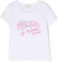 Michael Kors Kids graphic logo-print T-shirt Wit - Thumbnail 1