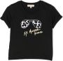 Michael Kors Kids Katoenen T-shirt Zwart - Thumbnail 1