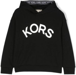 Michael Kors Kids Hoodie met logoprint Zwart