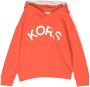 Michael Kors Kids Hoodie met logoprint Oranje - Thumbnail 1