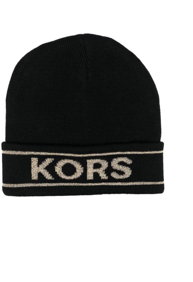 Michael Kors Kids Muts met logo Zwart