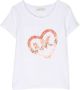 Michael Kors Kids T-shirt met pailletten Wit - Thumbnail 1