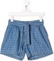 Michael Kors Kids Spijkershorts met monogramprint Blauw - Thumbnail 1