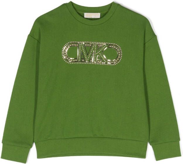 Michael Kors Kids Sweater met logo Groen