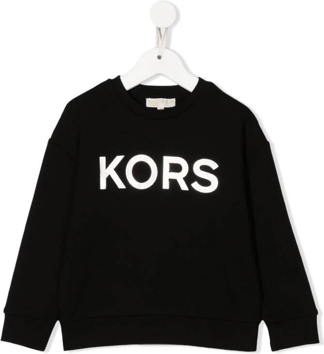 Michael Kors Kids Sweater met logo Zwart