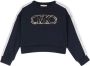 Michael Kors Kids Sweater met logoprint Blauw - Thumbnail 1