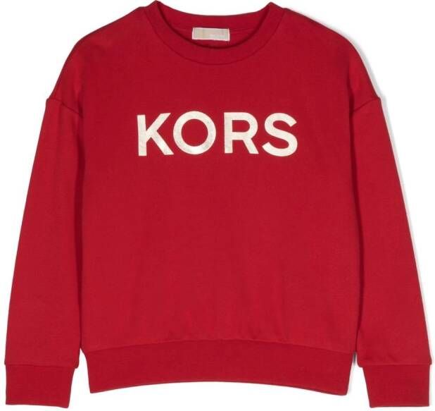 Michael Kors felpa rossa in cotone|Red cotton sweatshirt Rood Unisex