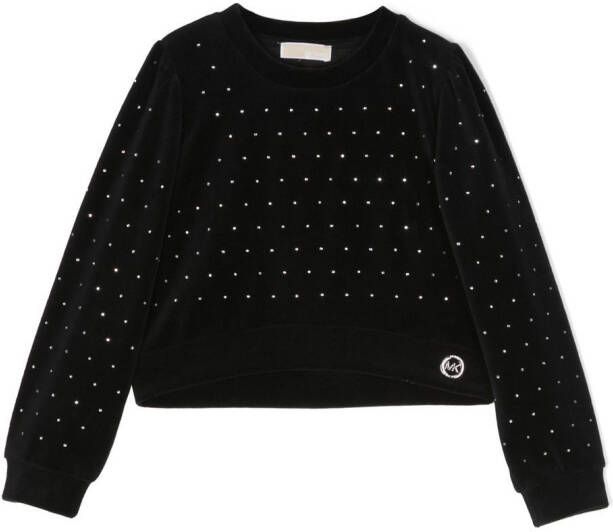 Michael Kors Kids Sweater verfraaid met kristallen Zwart