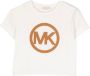 Michael Kors Kids T-shirt met logo-print Wit - Thumbnail 1